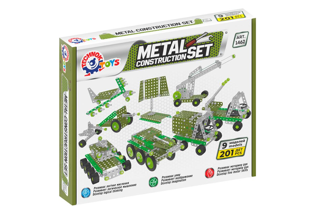 Конструктор металлический ТехноК Военная техника (1462)