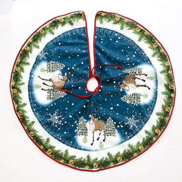 Коврик-юбка под елку M50066-4 d90 см - фото 1