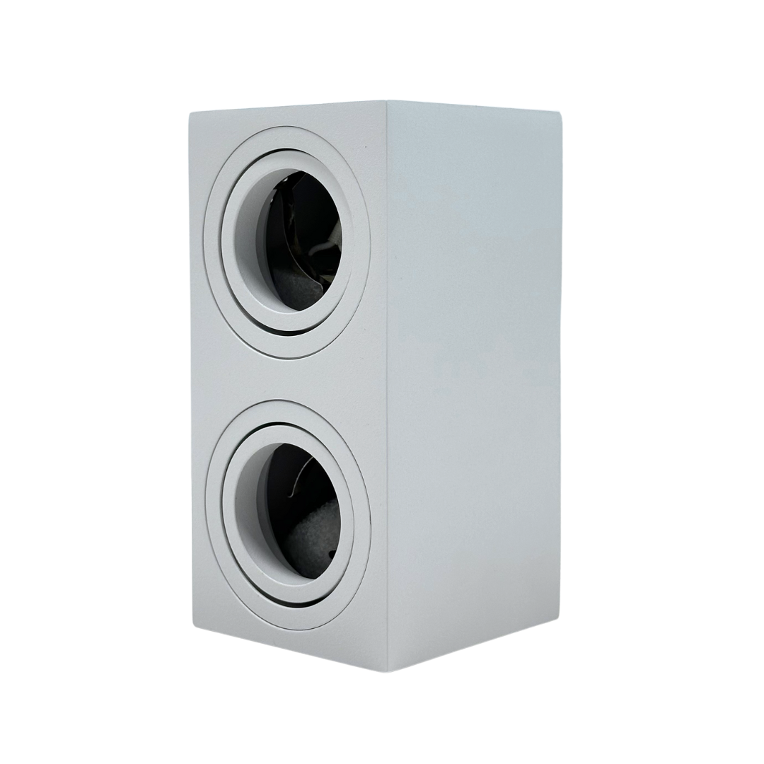 Світильник Куб подвійний AS5650+2 160x80x85 мм Білий (1836413309)