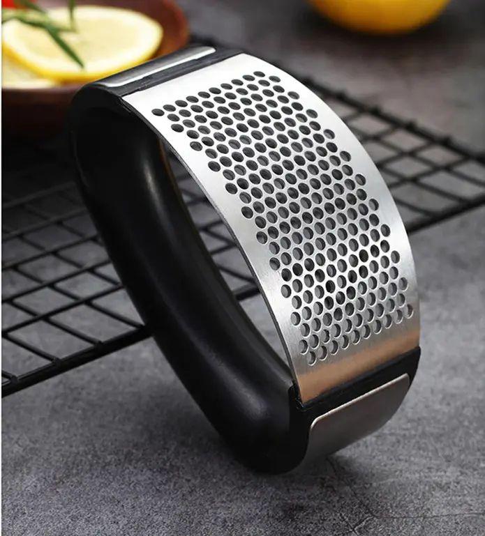 Пресс для давления чеснока Garlic Press 11.5х7.5х5 см ручной из нержавеющей стали (opt-13491) Пресс для давления чеснока Garlic Press 11.5х7.5х5 см ручной из нержавеющей стали (opt-13491)