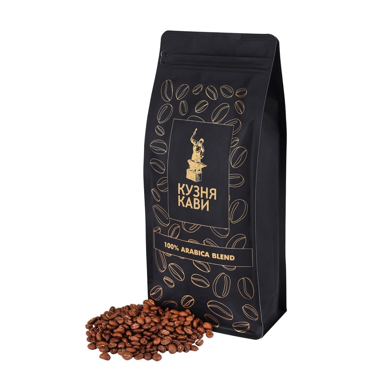 Кофе в зернах Кузня Кави бленд арабика 1 кг (142)