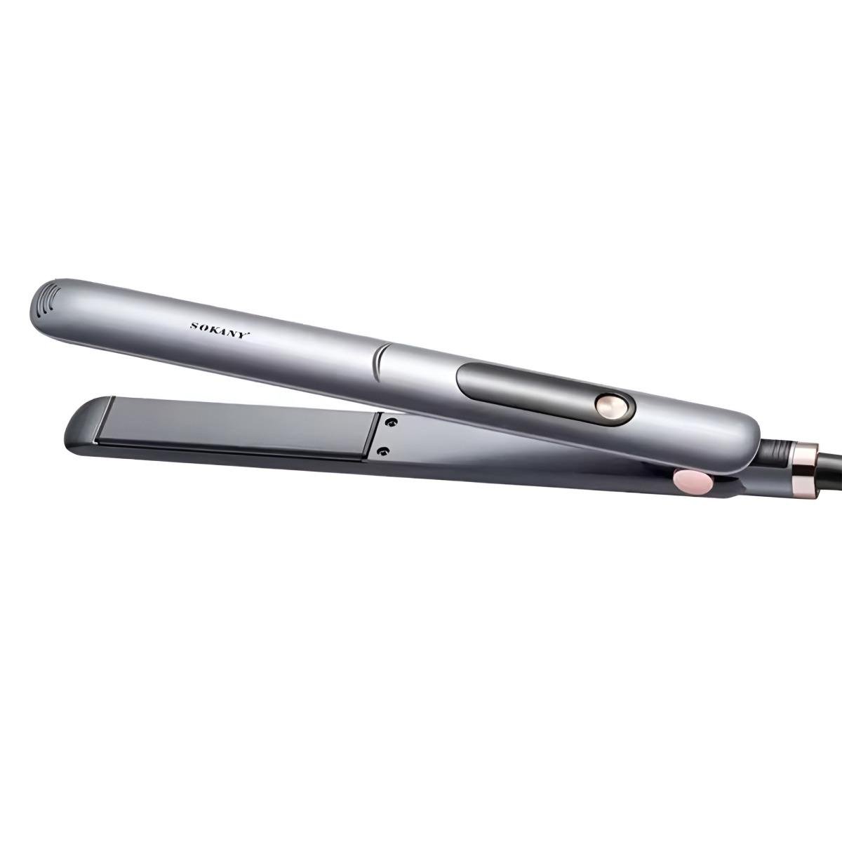 Утюг для выравнивания и укладки волос Sokany SK-1924 с керамическим покрытием Серый (19241L) - фото 1 Утюг для выравнивания и укладки волос Sokany SK-1924 с керамическим покрытием Серый (19241L) - фото 1