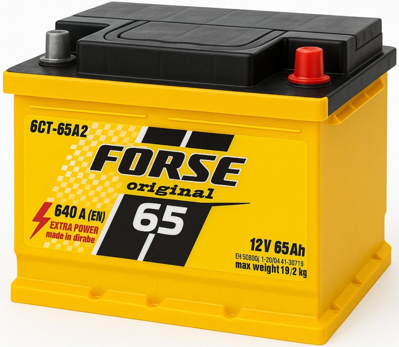 Автомобільний акумулятор Forse 65 Ah/640A R+ (906101) - фото 3 Автомобільний акумулятор Forse 65 Ah/640A R+ (906101) - фото 3