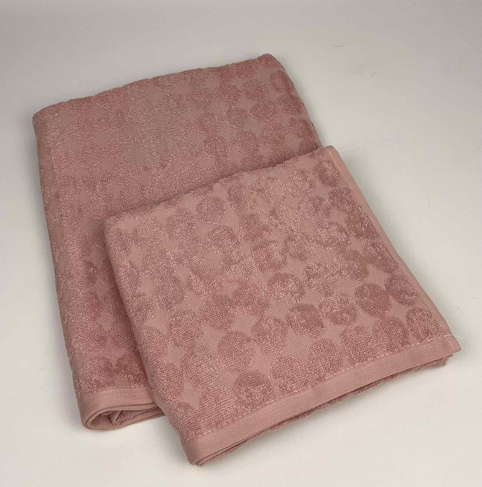 Набор полотенец Altinbasak Linny 2 шт. Пудровый (CN28299)