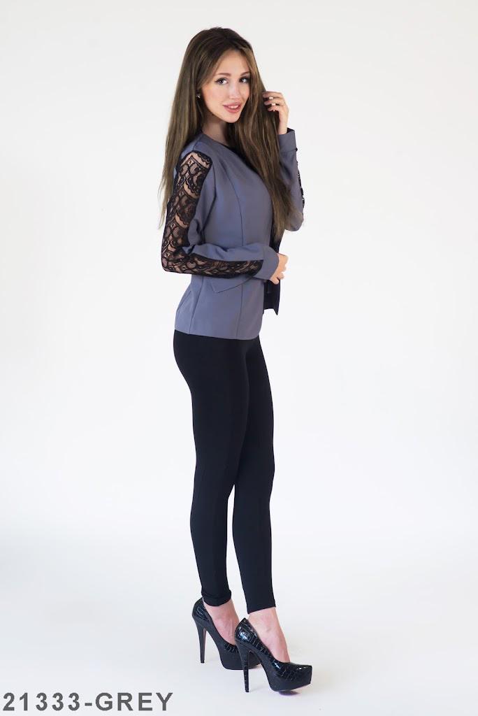 Пиджак женский Podium Darline 21333-GREY XL Серый - фото 3