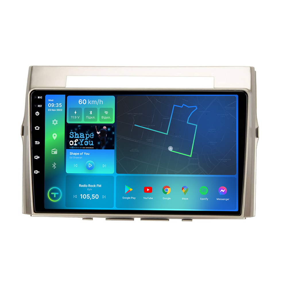 Автомагнітола штатна Torssen Toyota Corolla Verso 2004-2009 F98256 4G Carplay DSP (202307845)