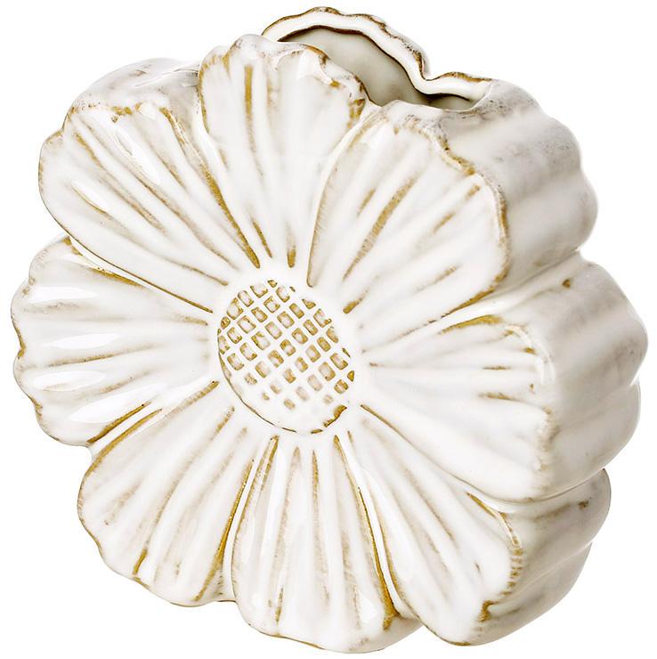 Ваза для цветов керамическая ромашка 14х4 см Ваза для цветов керамическая ромашка 14х4 см