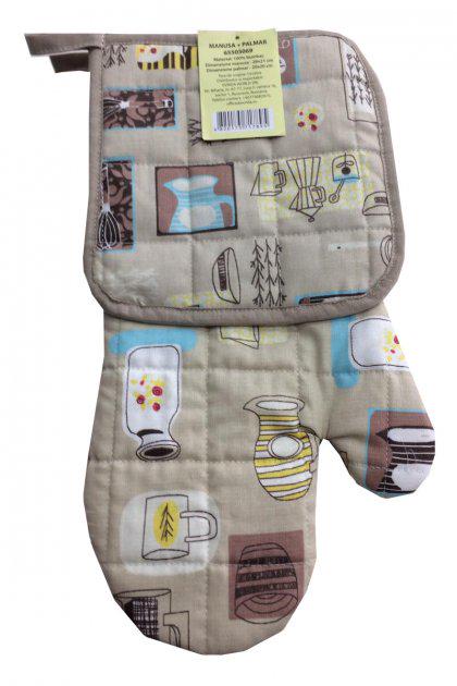 Набір кухонний Білтекс Господарочка рукавиця з прихваткою 20х20 см Різнокольоровий