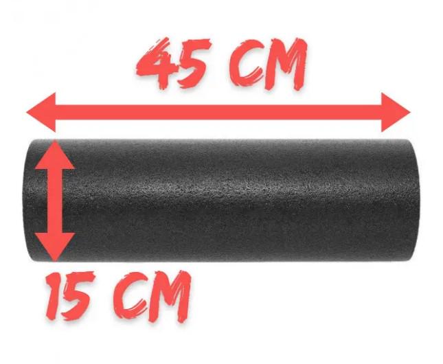 Набор для массажа PowerPlay PP-4095 EPP ролик 45x15 см/2 мяча/резинка 11 кг Red (PP_4095_Red) - фото 2