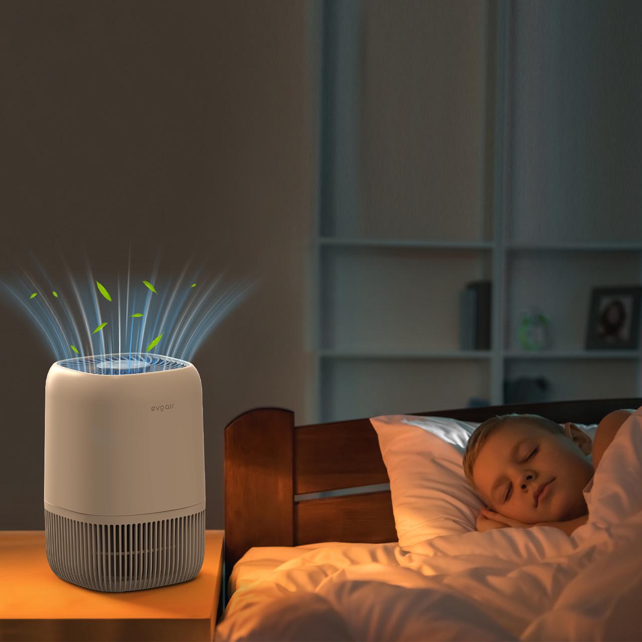 Воздухоочиститель EvoAir Nuvia 3в1 фильтр True HEPA активированный уголь 3 скорости ночной режим - фото 2