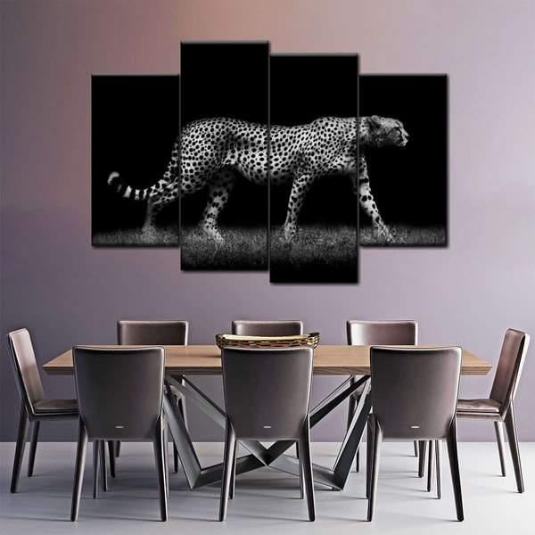 Модульная картина KIL Art Рай диких джунглей из четырех частей 89x56 см (M4_M_236)