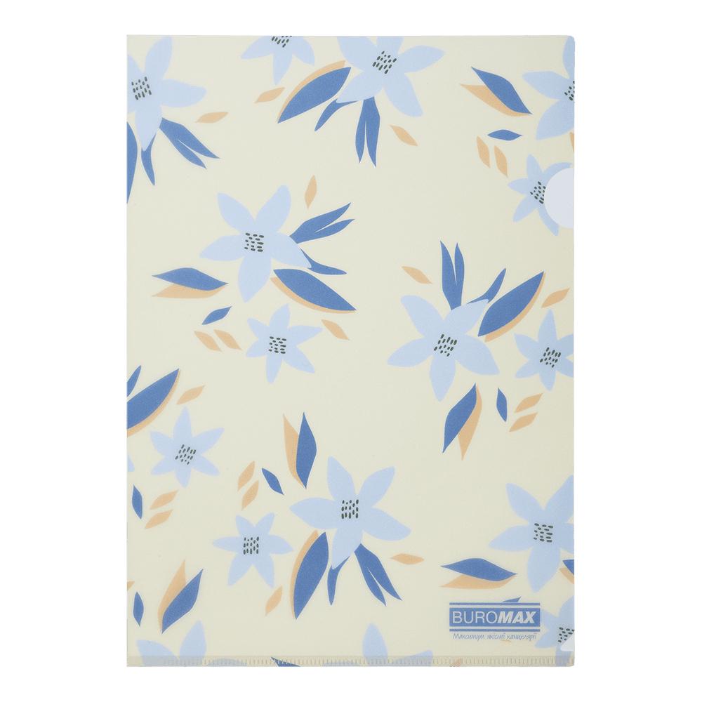 Папка-уголок Buromax Myosotis Arabeski A4 полипропилен Маренго (BM.3854-53)