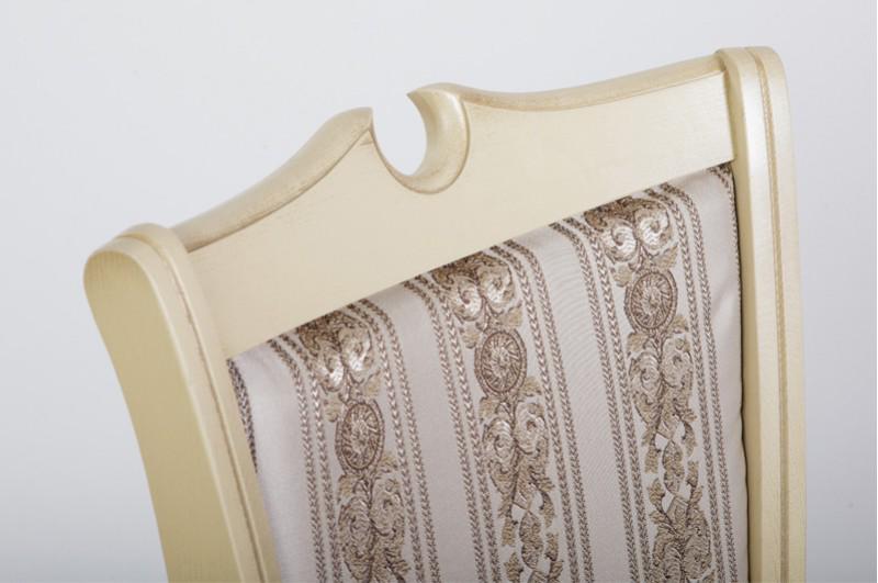 Стілець кухонний Мікс Меблі Сицилія Люкс Слонова кістка - фото 2 Стілець кухонний Мікс Меблі Сицилія Люкс Слонова кістка - фото 2