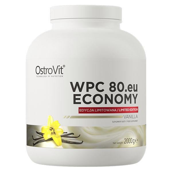 Протеин OstroVit Economy WPC80.eu 2000 г 66 порций Vanilia (000025013)