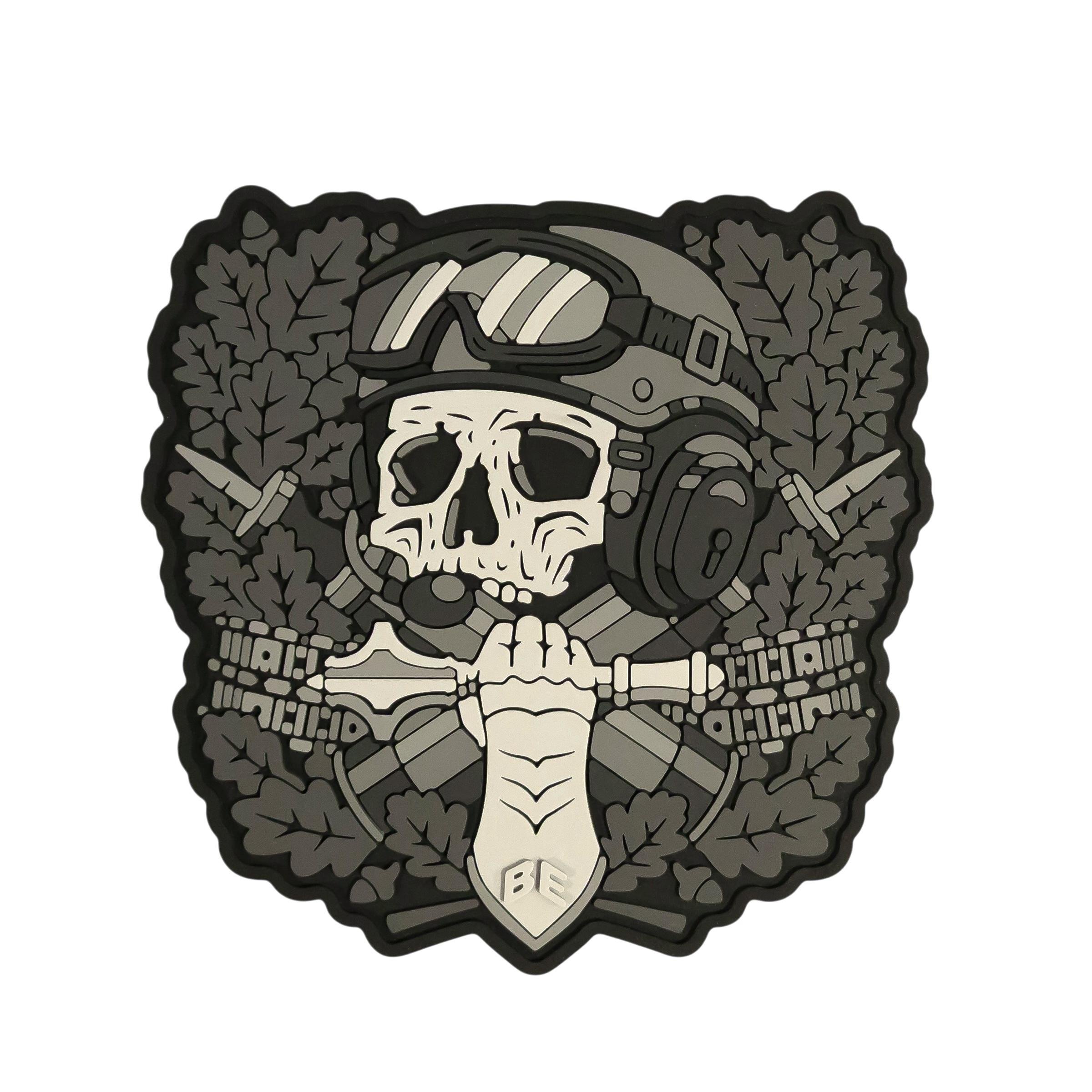 Патч ПВХ Призрачный Танкист Серый (BE-369-1)