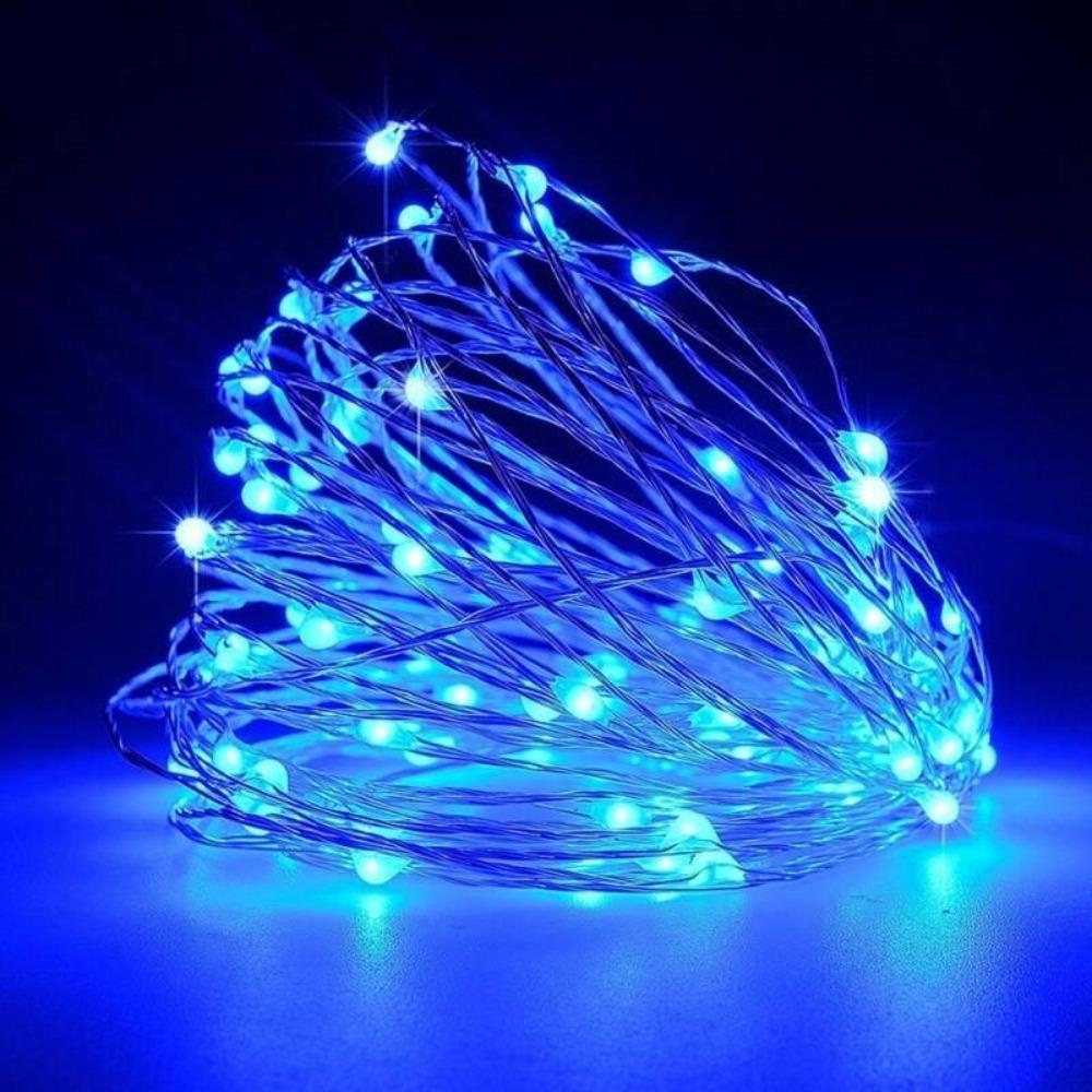 Гирлянда Роса 100 LED белая 10 м от USB (9133-014) - фото 1