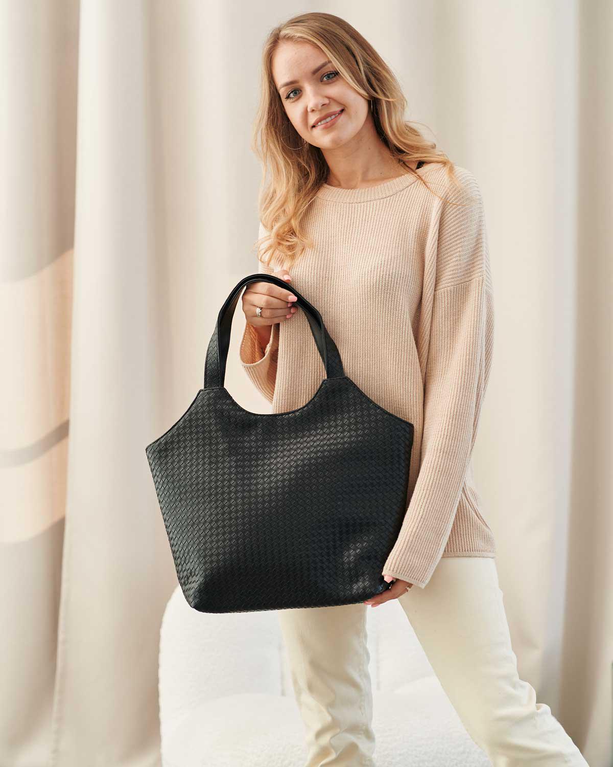 Женская сумка Welassie Тенси на одно отделение из экокожи Черный (2004529652) - фото 2 Женская сумка Welassie Тенси на одно отделение из экокожи Черный (2004529652) - фото 2