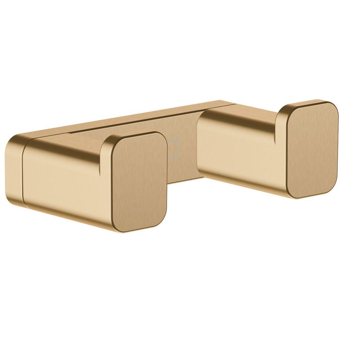 Гачок подвійний Hansgrohe AddStoris 3,6х1,6x6,6 см Бронзовий (41755140)
