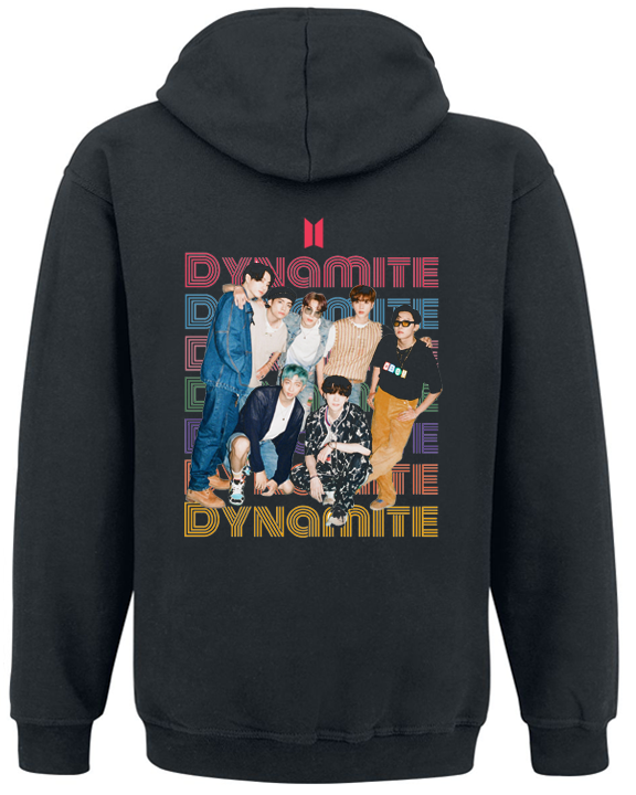 Толстовка без молнии BTS Bangtan Boys Beyond The Scene Dynamite Members S Черный (54124) - фото 2 Толстовка без молнии BTS Bangtan Boys Beyond The Scene Dynamite Members S Черный (54124) - фото 2