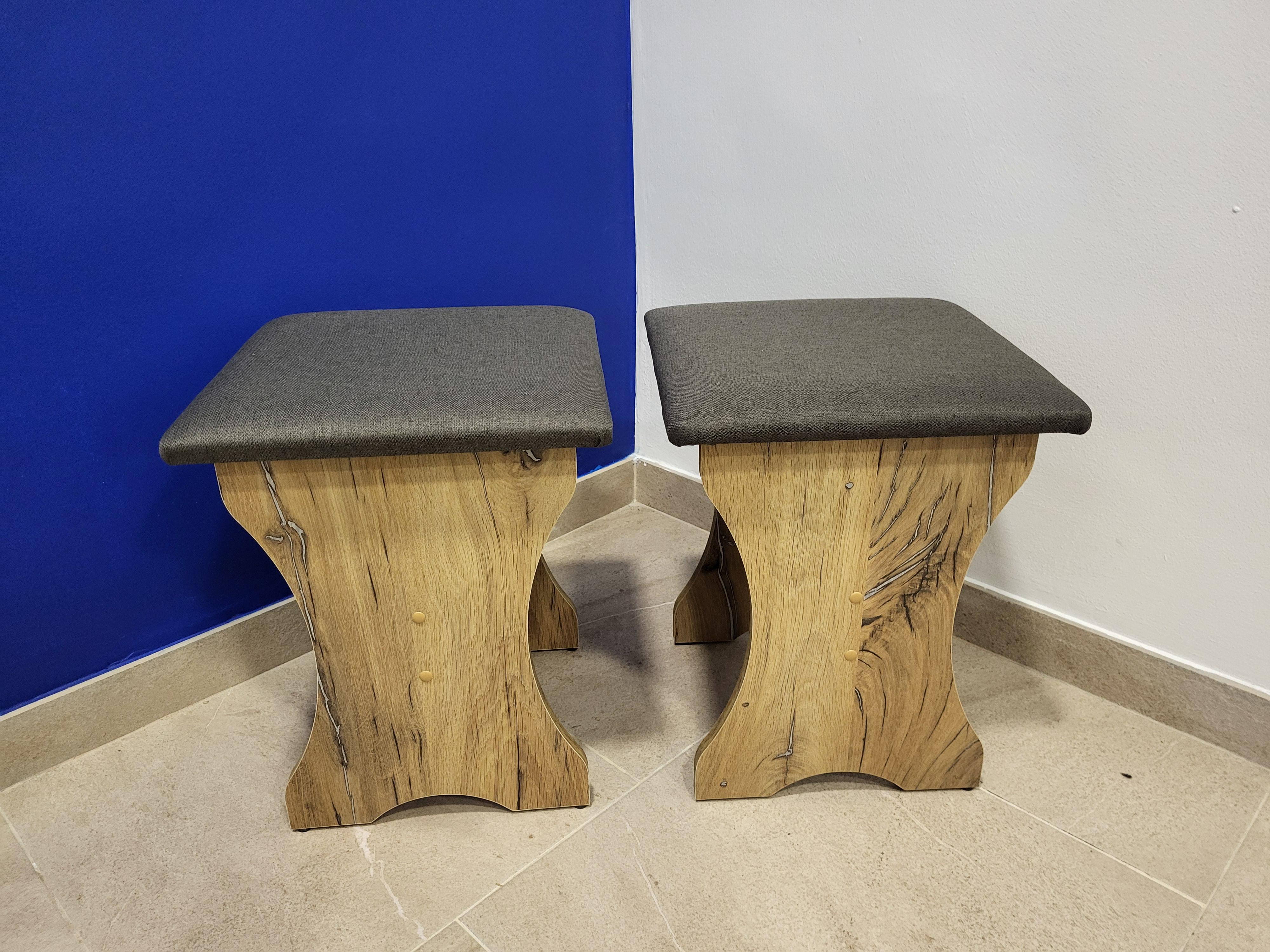 Комплект табуретов Семейный 35х35х44 см 2 шт. Дуб Флагшток/Мальмо (TT-DF-M)