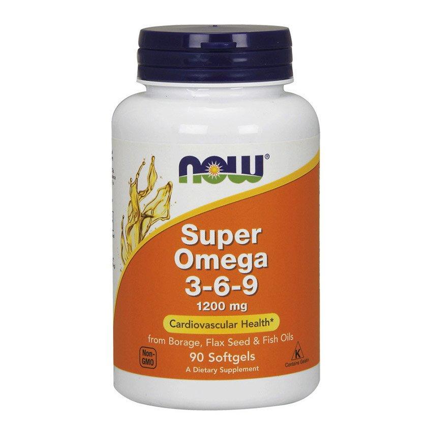 Омега 3-6-9 Now Super Omega 3-6-9 1200mg 90 softgels