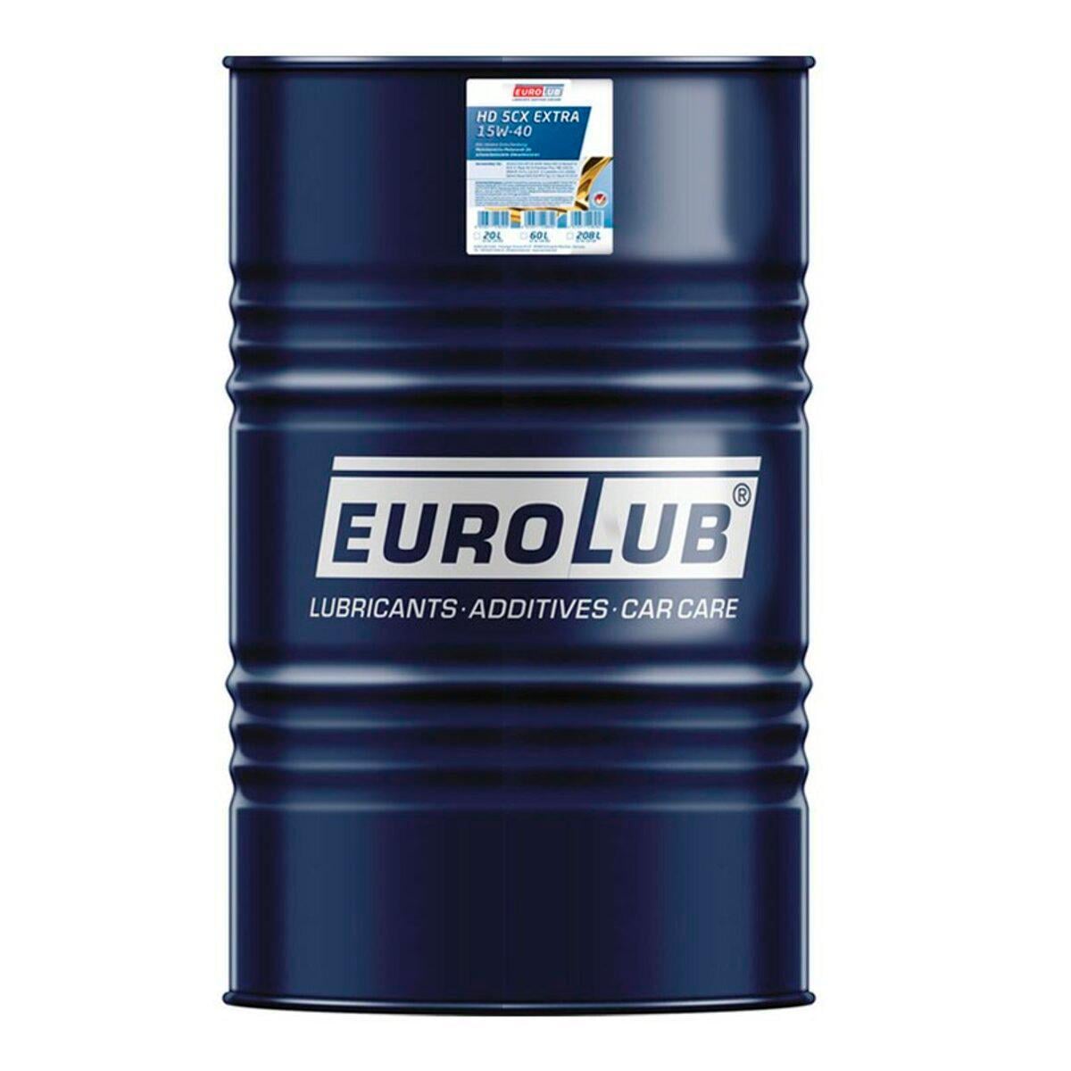 Масло моторное EuroLub Hd 5cx Extra Sae 15W-40 208 л (358)
