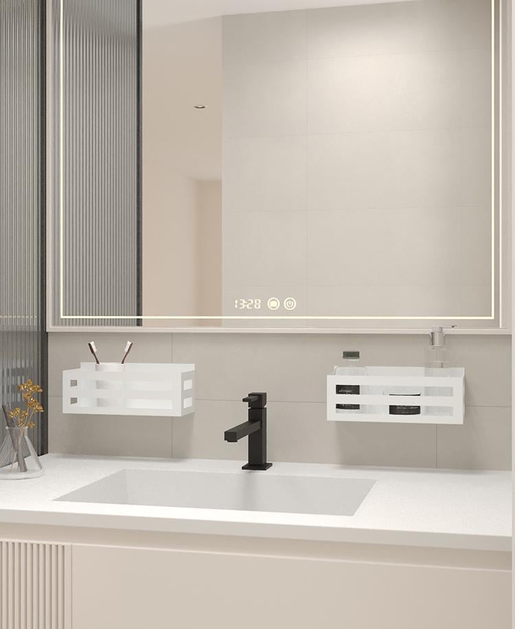 Полка в ванную комнату NC Home Perfo Белый (23374230) - фото 2 Полка в ванную комнату NC Home Perfo Белый (23374230) - фото 2