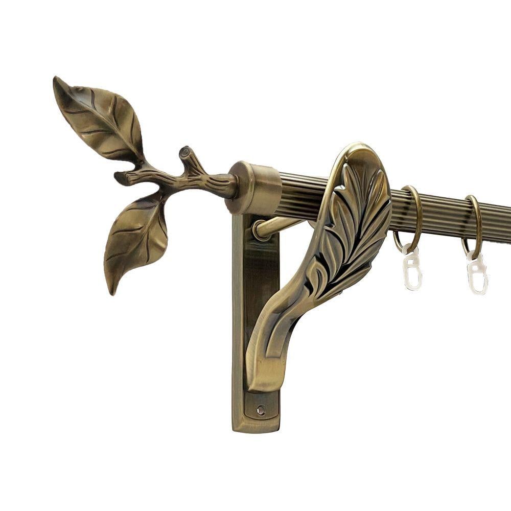 Карниз металевий Orvit Листок Троянди однорядний ретро рифлена труба/кільце металеве Антик 25 мм 200 см (00-00016615) Карниз металевий Orvit Листок Троянди однорядний ретро рифлена труба/кільце металеве Антик 25 мм 200 см (00-00016615)