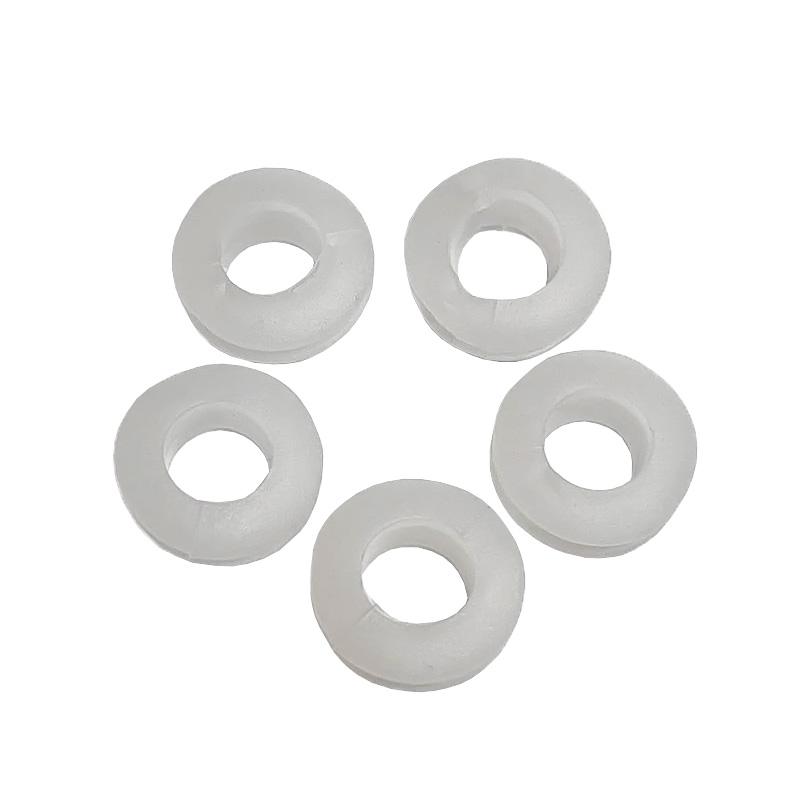 Набір гумових втулок 8 мм 100 шт. Білий (53399) - фото 3 Набір гумових втулок 8 мм 100 шт. Білий (53399) - фото 3