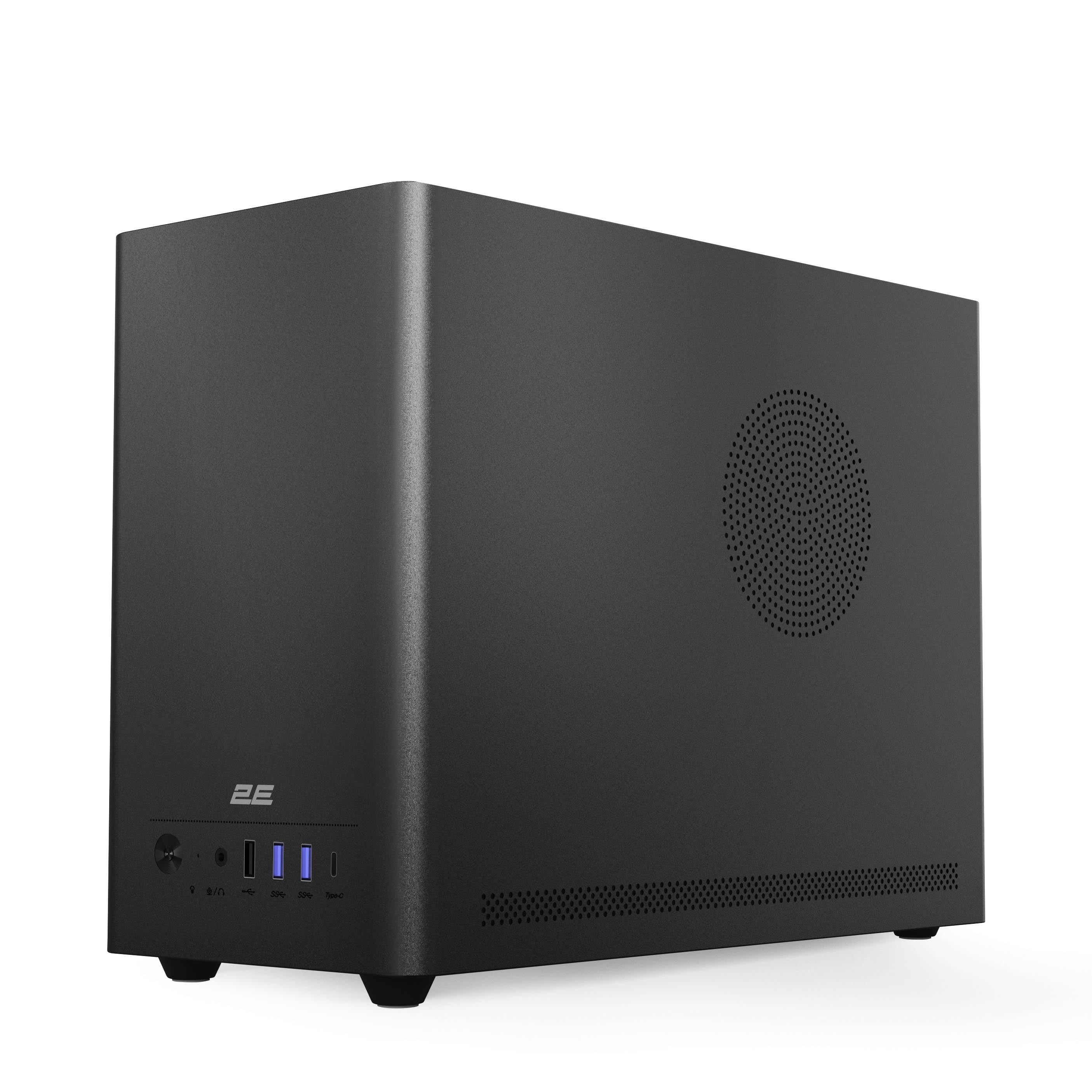 Корпус для компьютера 2E Credo Metal V300B Mini Tower mini-ITX/micro-ATX no PSU Черный (2E-V300B)