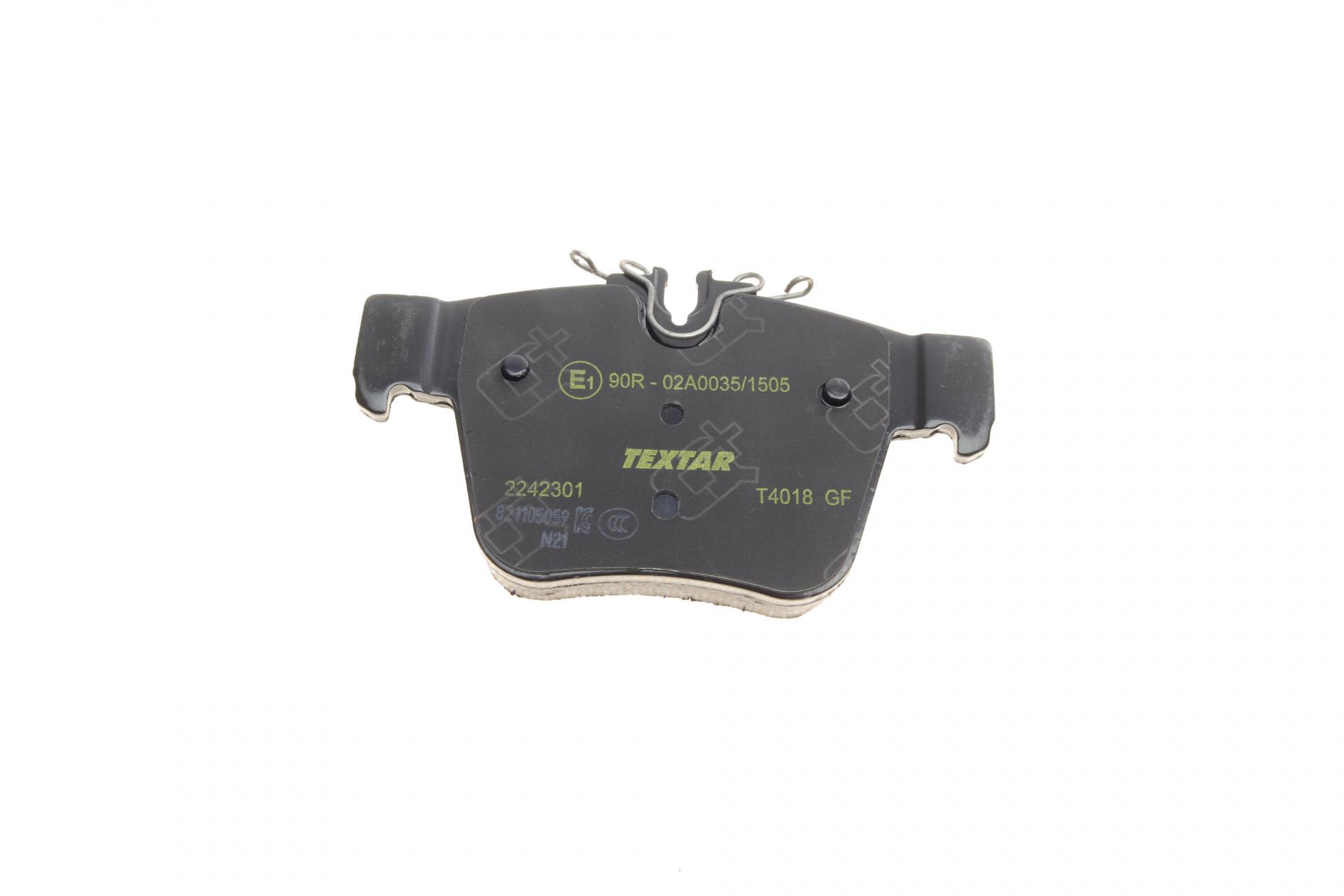 Колодки тормозные задние MB C-class W205/GLC X253 15-19 Teves Q+ -2242301 TEXTAR