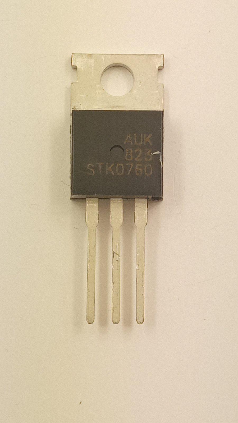 Транзистор STK0760P n-channel 600V 7A 1.2 Om TO-220 AUK (06016)