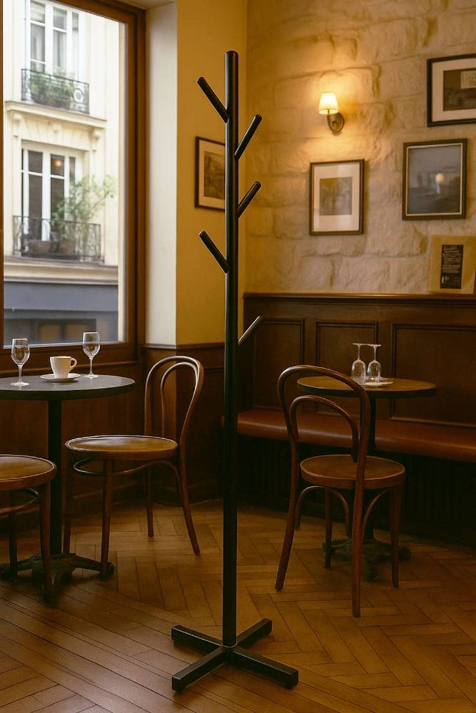 Вішалка для підлоги АКЛАС Магнол VKY-6023b Чорний - фото 2