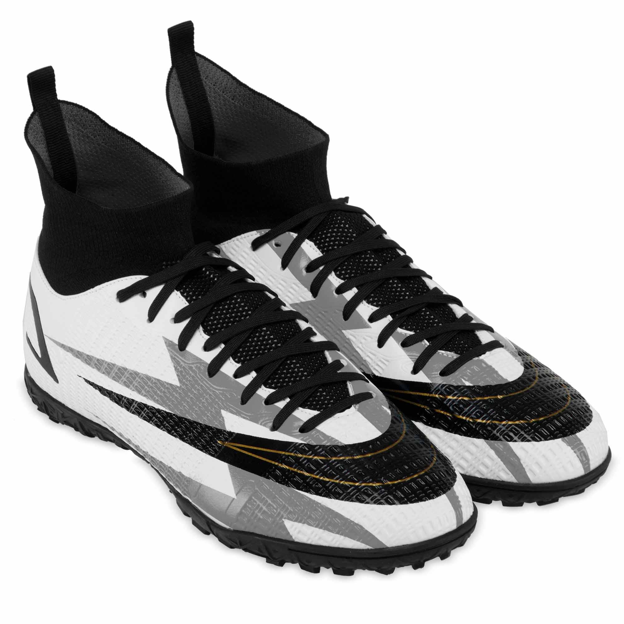 Сороконіжки футбольні LiJIN 2177-1-39-45-3 р. 41 Сірий/Чорний - фото 3