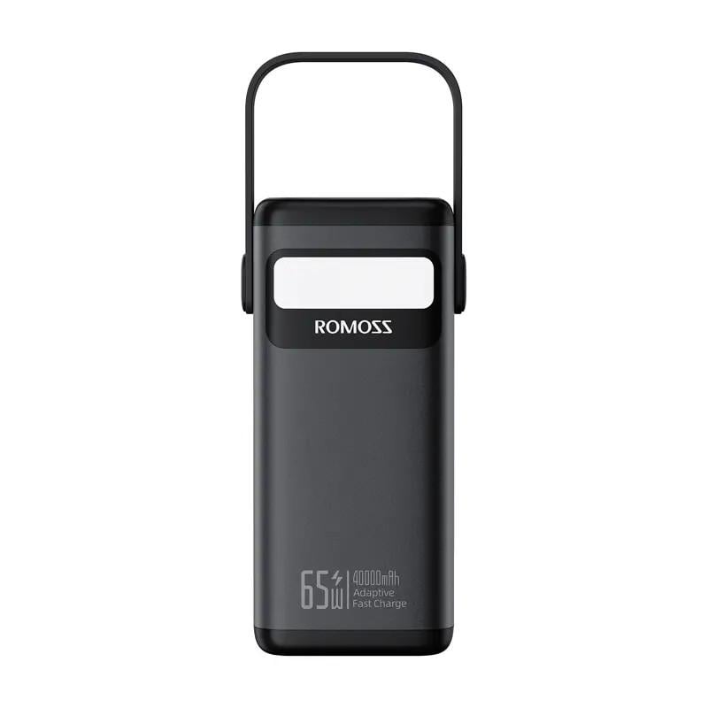 Повербанк Romoss PMT40 40000 mAh 65W Black (PMT40-182) - фото 3 Повербанк Romoss PMT40 40000 mAh 65W Black (PMT40-182) - фото 3