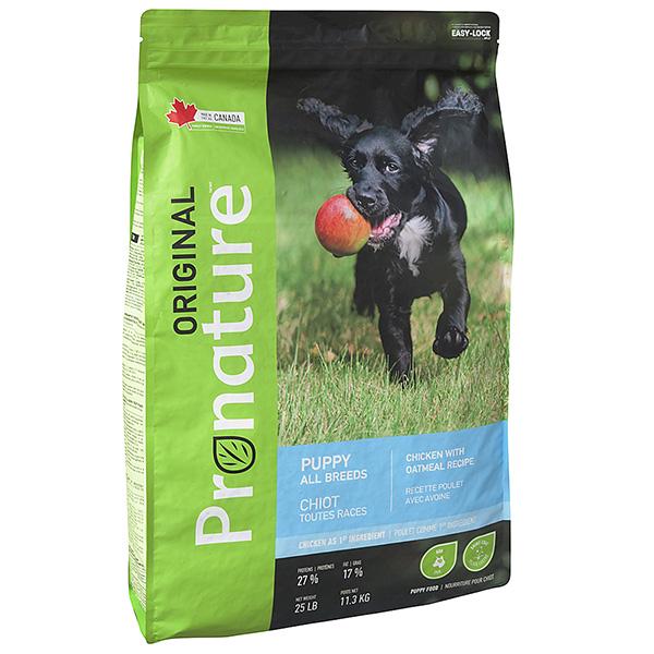 Корм сухой для щенков Pronature Puppy Chicken Oatmeal курица 11,3 кг (ПРОСЩК11_30)