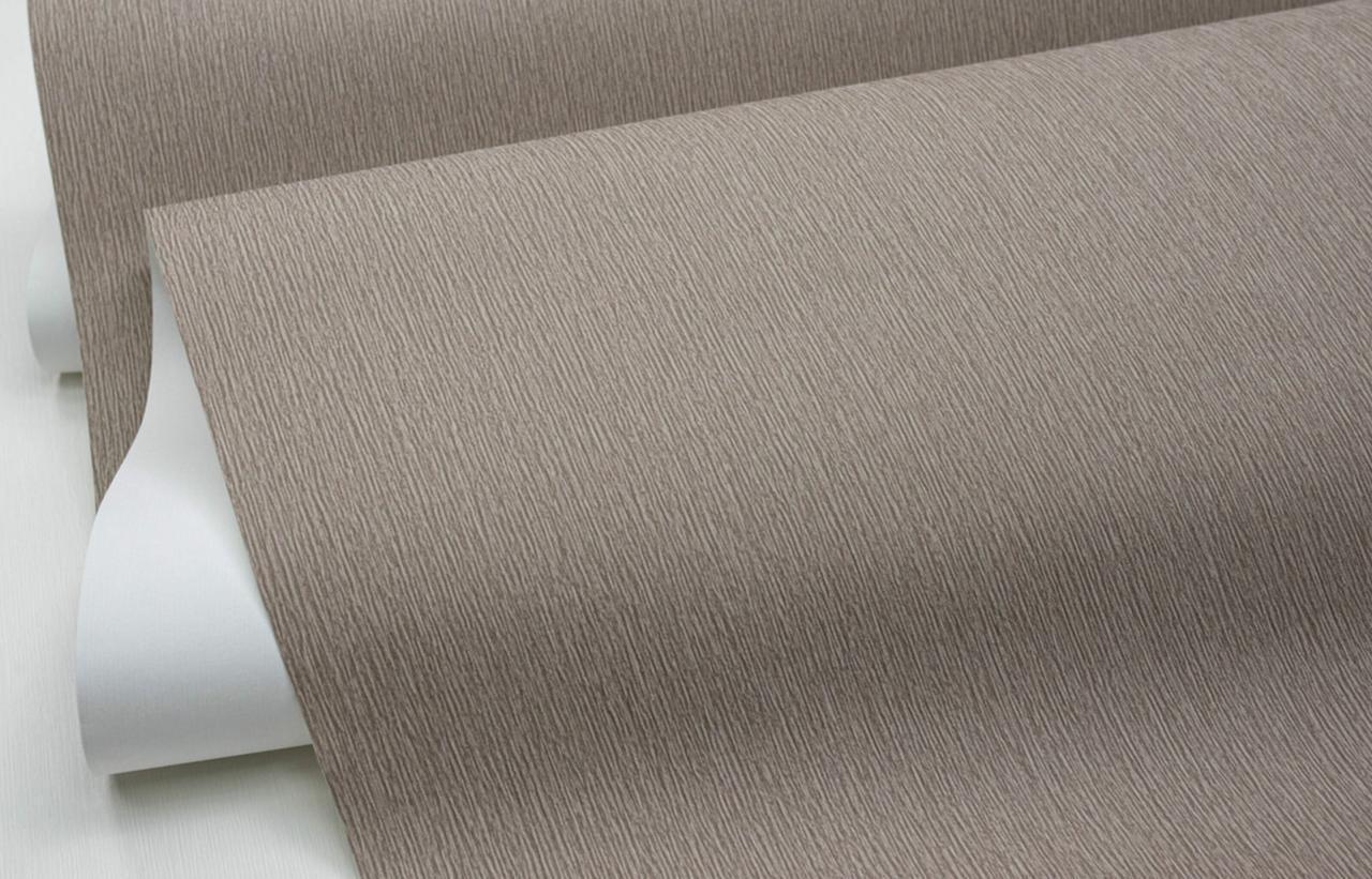 Обои флизелиновые SINTRA Botanica Timberland UNI 524374 фон винил горячего тиснения 1,06х10,05 м Коричневый