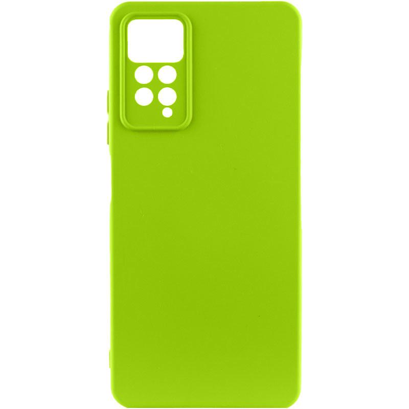 Протиударний чохол Silicone Cover Lakshmi Full Camera (A) для Xiaomi Redmi Note 11 (Global) / Note 11S САЛАТОВИЙ / NEON GREEN