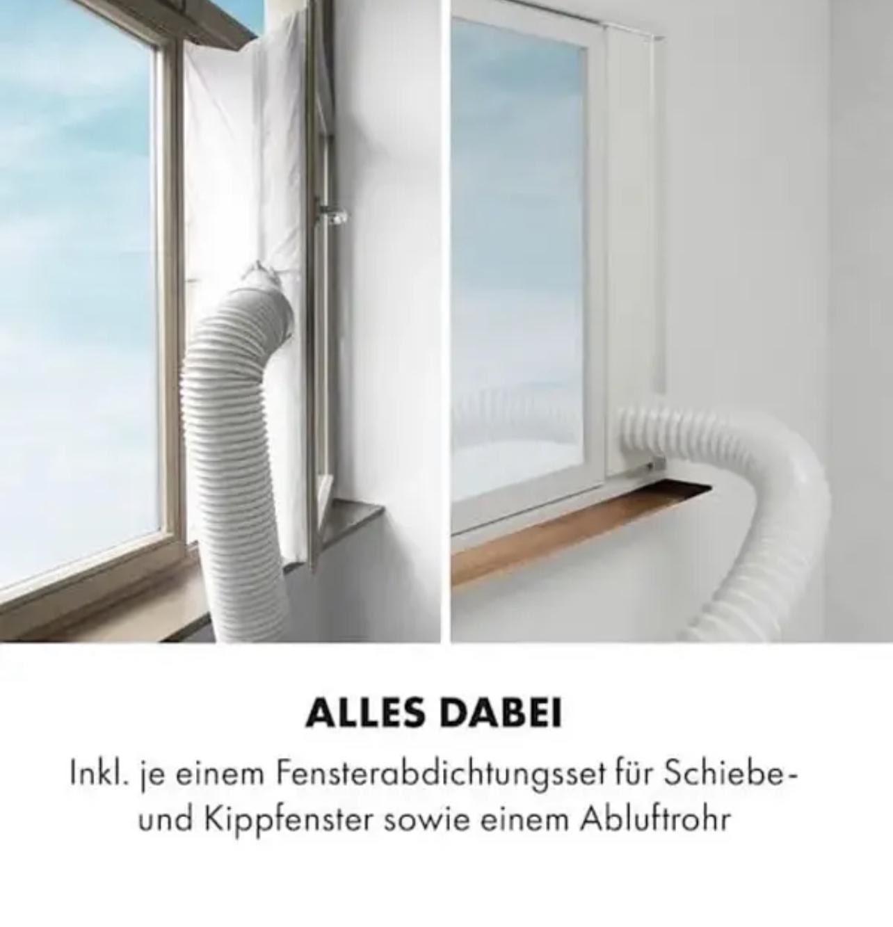 Кондиционер мобильный KLARSTEIN Metrobreeze Rome 10 000 BTU/3,0 кВт EEC A+ 49 м2 - фото 8 Кондиционер мобильный KLARSTEIN Metrobreeze Rome 10 000 BTU/3,0 кВт EEC A+ 49 м2 - фото 8