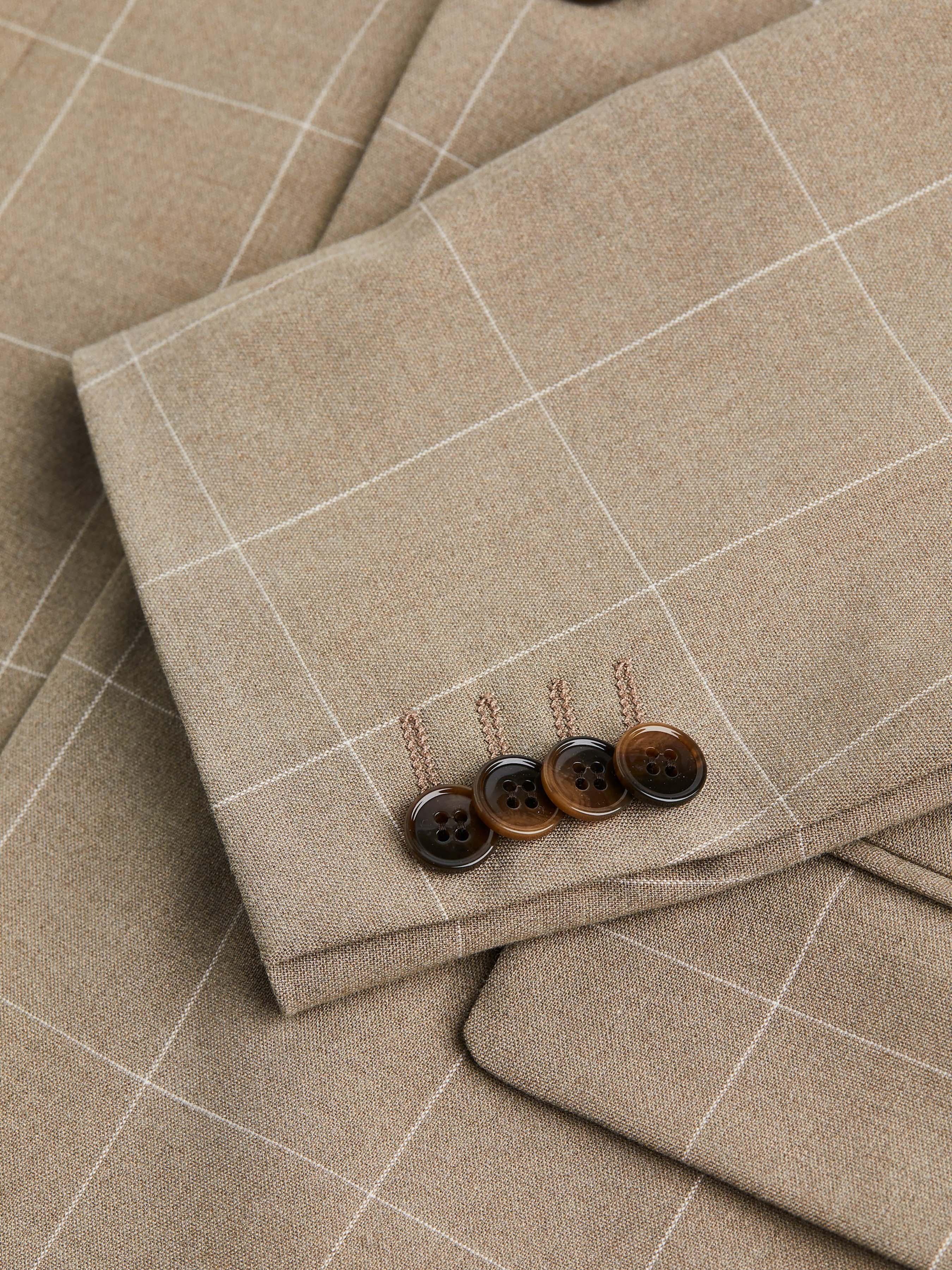 Піджак H&M Клітинка р. 44 Бежевий (E2307713986) - фото 3 Піджак H&M Клітинка р. 44 Бежевий (E2307713986) - фото 3