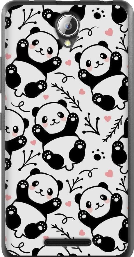 Чехол на Lenovo A5000 Панды (4318u-119-42517)