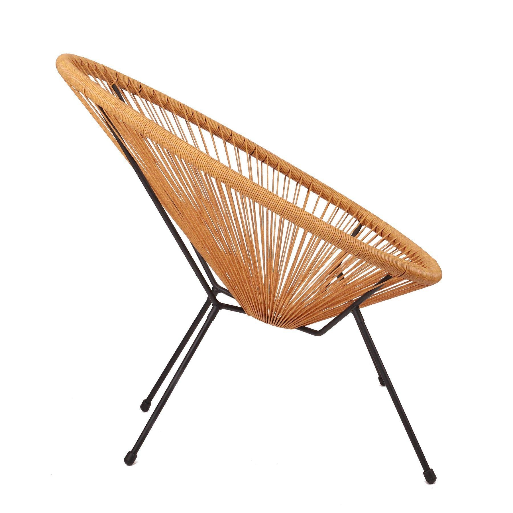 Крісло садове Homla ACAPULCO Коричневий (164834) - фото 5 Крісло садове Homla ACAPULCO Коричневий (164834) - фото 5