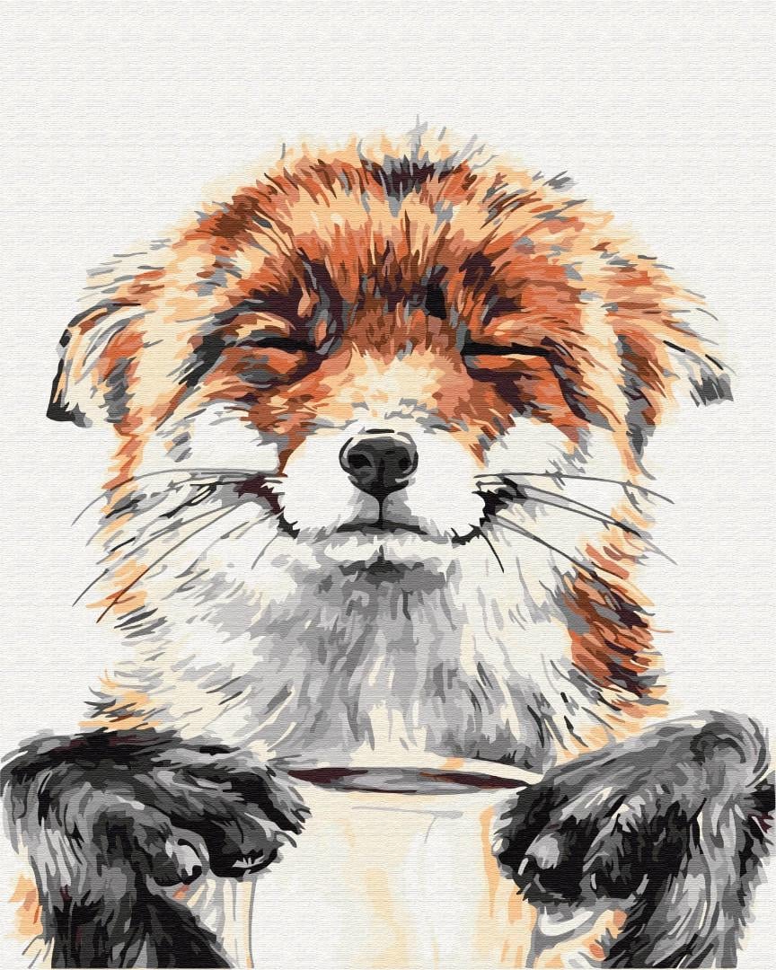 Картина по номерам BrushMe Довольная лисичка 40х50 см (BS32220)