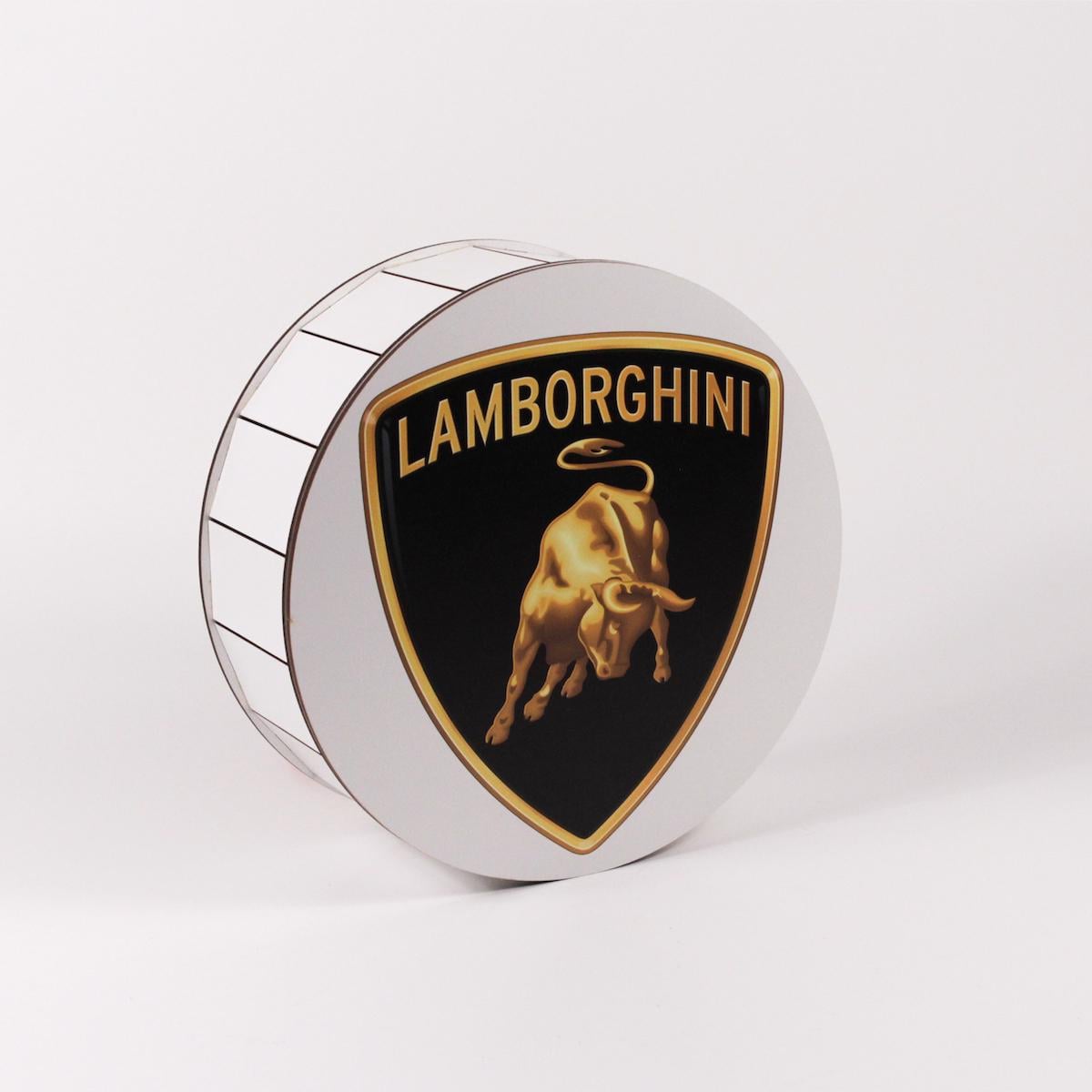 Коробка подарункова кругла "Lamborghini" (4648)