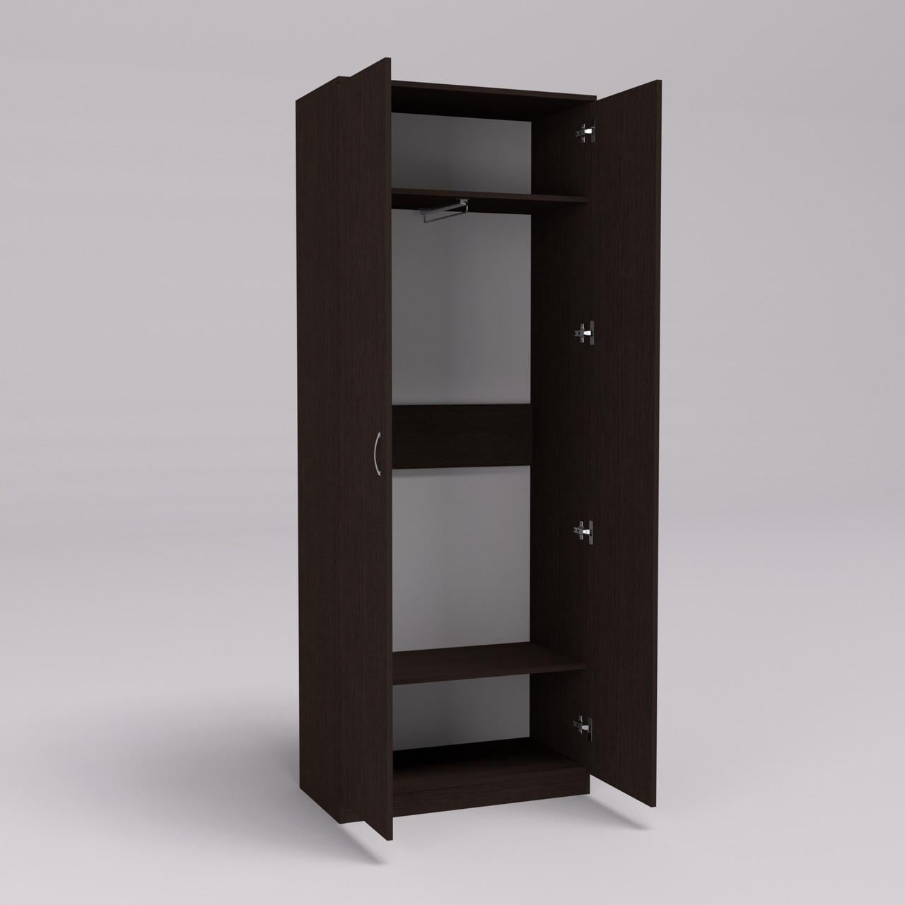 Шкаф платяной Континент ОШ 2 80х42х210 см Венге магия