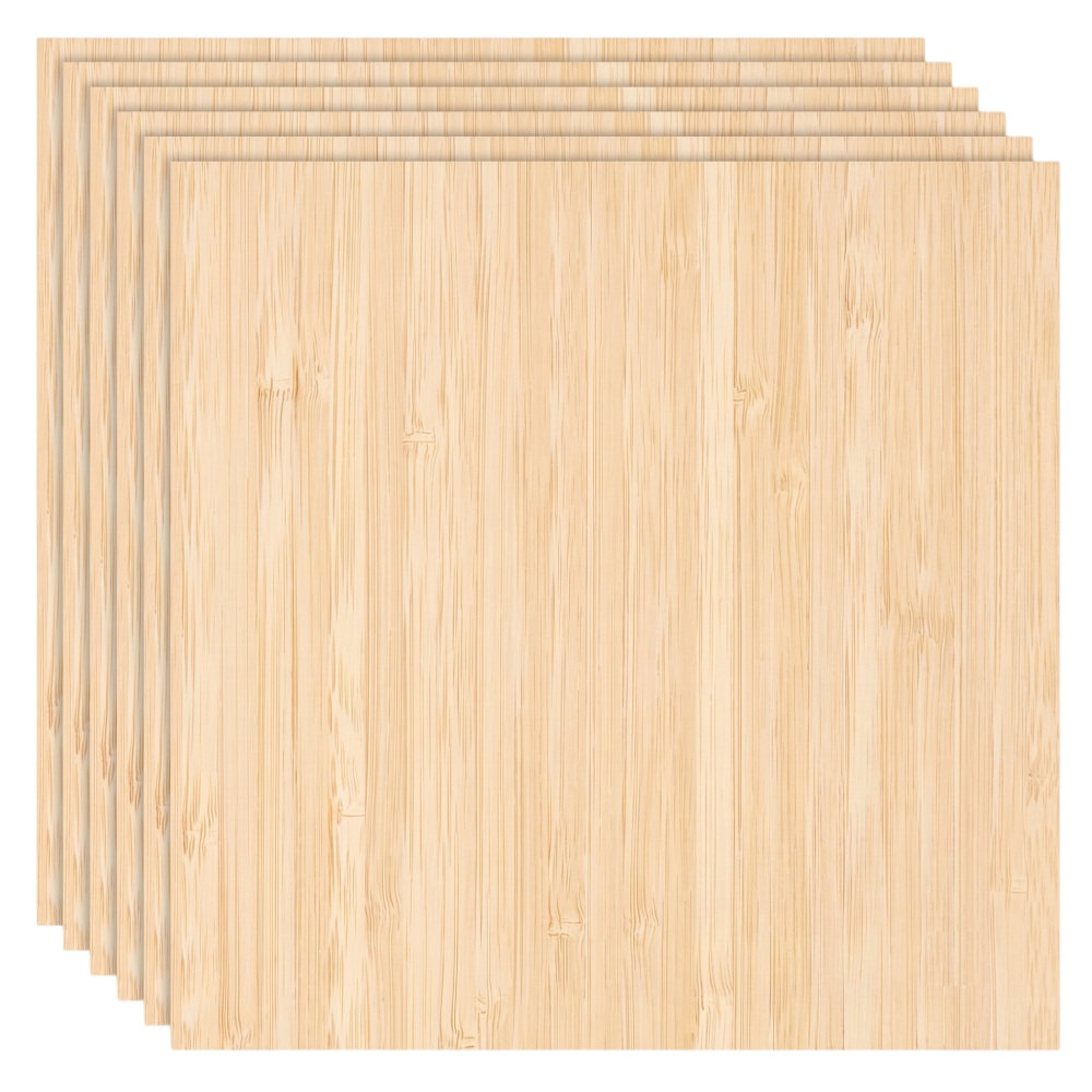 Дошка шліфована Bambu Lab Bamboo з бамбука 300x300x3 мм 6 шт. (YA005)