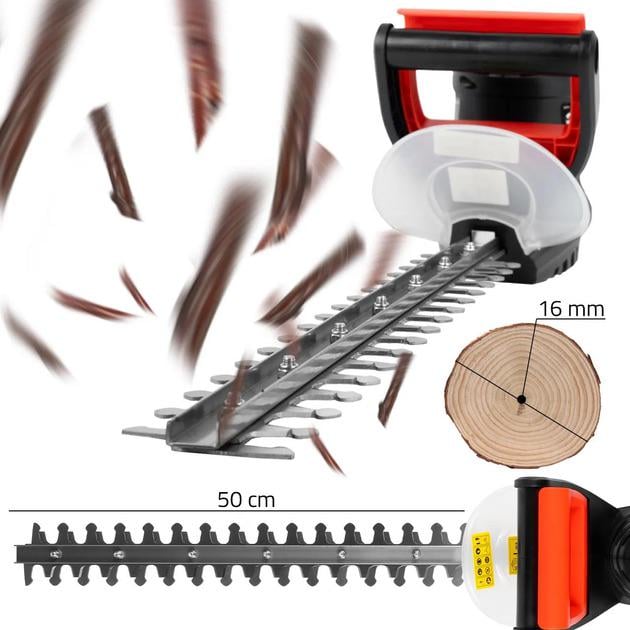 Тример для стрижки кущів Maltec MasterHedge-450W 1500 Вт 500 мм - фото 8