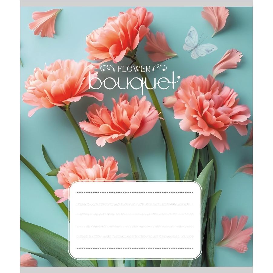 Шкільний зошит Букет 024-550337K-5 в клітинку 24 аркуші (RLT55281)