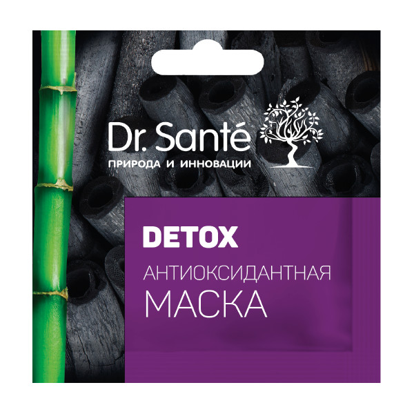 Dr.Sante антиоксидантная маска detox 12мл (саше) (8588006039153) - фото 1