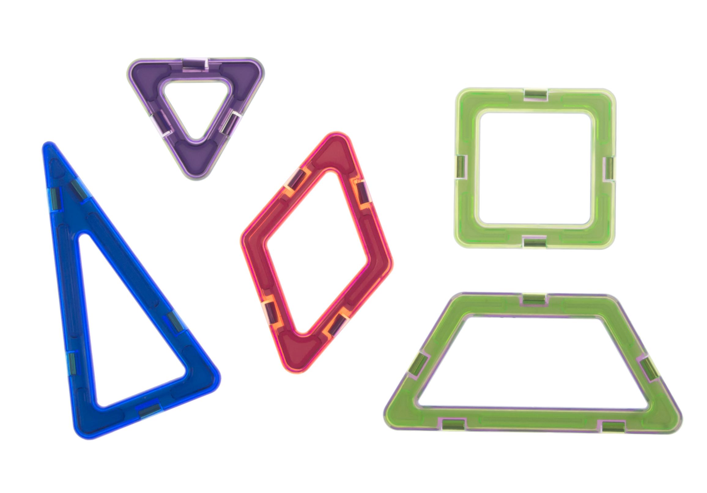 Конструктор магнітний MagPlayer 62 пр. (MPB-62) - фото 3